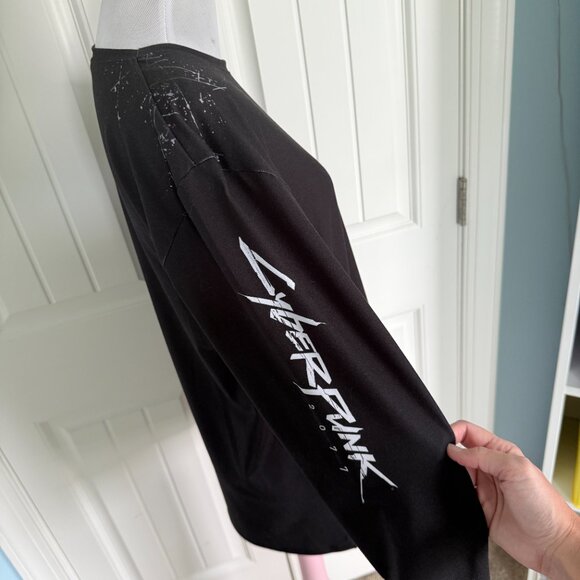 Blackmilk x Cyberpunk 2077 Johnny Silverhand Long Sleeve BFT Tee - Picture 9 of 10
